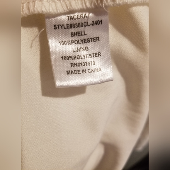 Womens Tacera Swiss Dots Wrap Dress Off White M - Picture 6 of 9